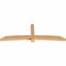 Ekena Millwork Bellingham Timber Gable Bracket, Western Red Cedar, 108"W x 36"H x 5 1/2"D x 5 1/2"F, 8/12 Pitch GBW108X36X0606BEL00SWR - alternate 4